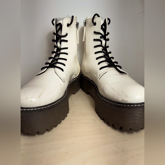 BERSHKA Combat Ankle Boots - Picture 4 of 6